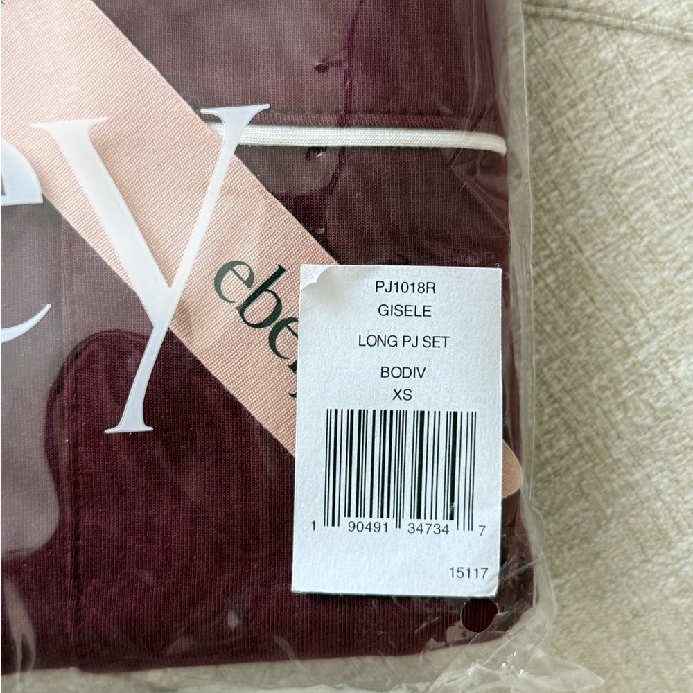 NWT Eberjey Gisele long pj set - Picture 2 of 3